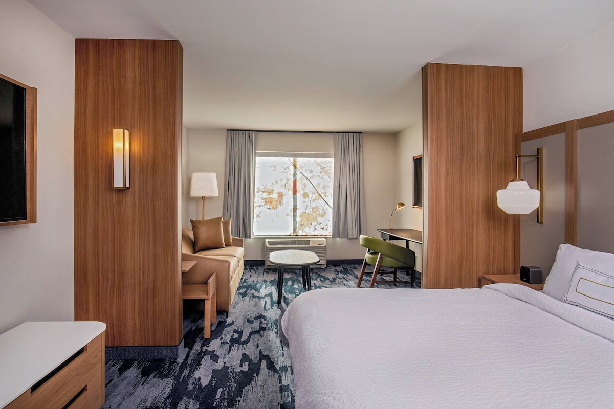 Suite, 1 King Bed with Sofa bed | In-room safe, desk, blackout drapes, iron/ironing board
