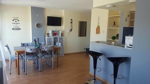 Spiseområde på rommet