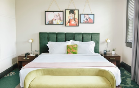 Ropa de cama de alta calidad, wifi gratis y ropa de cama