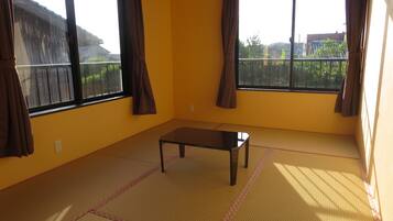 Japanese Style Room with Shared Bathroom for 2-3 Guests, New Building | Blackout drapes, free WiFi, bed sheets