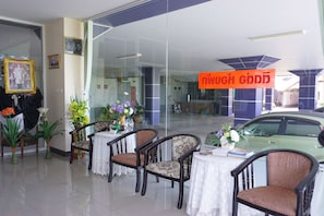 Lobby sitting area