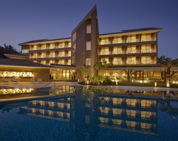 Front of property - evening/night - Kabir Hotel & Spa (Vadodara)