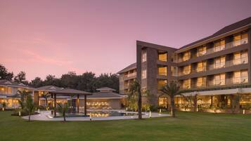Front of property – evening/night