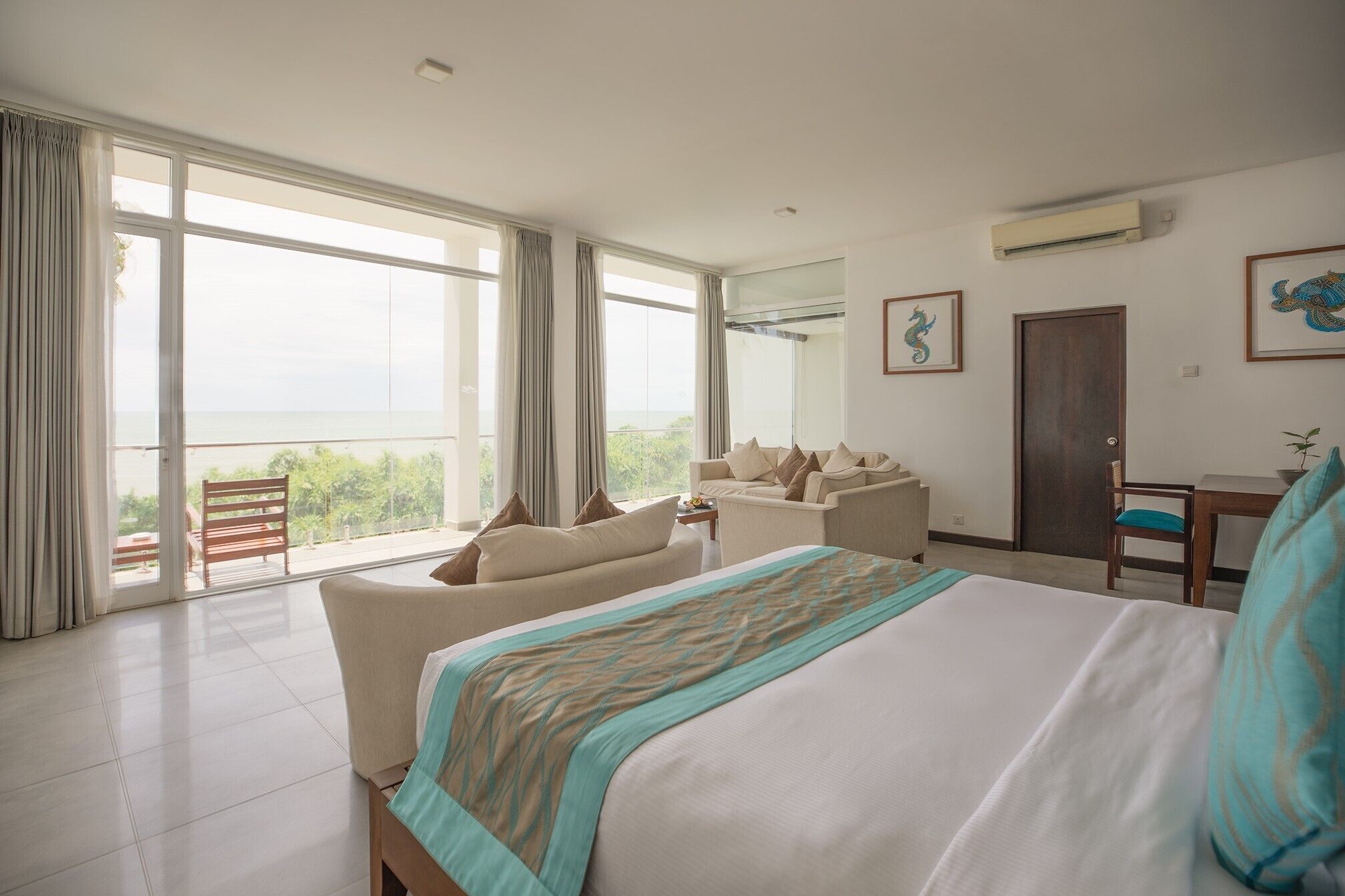 luxury suite, 1 king bed, balcony, ocean view | view from room