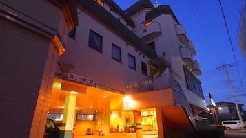 Front of property – evening/night