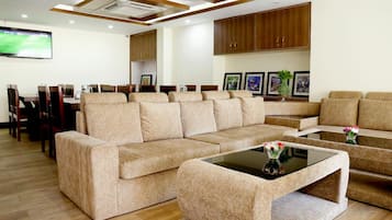 Sala de estar en el lobby