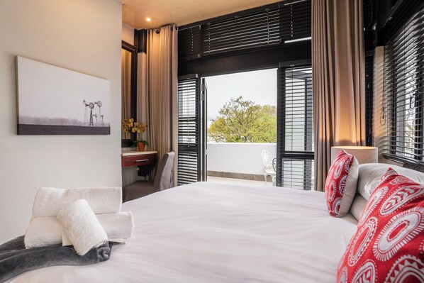 Appartement luxueux, 2 chambres | 2 chambres, literie de qualité, coffre-fort, décor unique