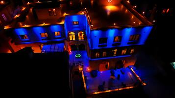 Front of property – evening/night