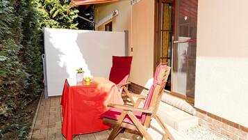 Doppel- oder Zweibettzimmer, Nichtraucher | Terrasse/Patio