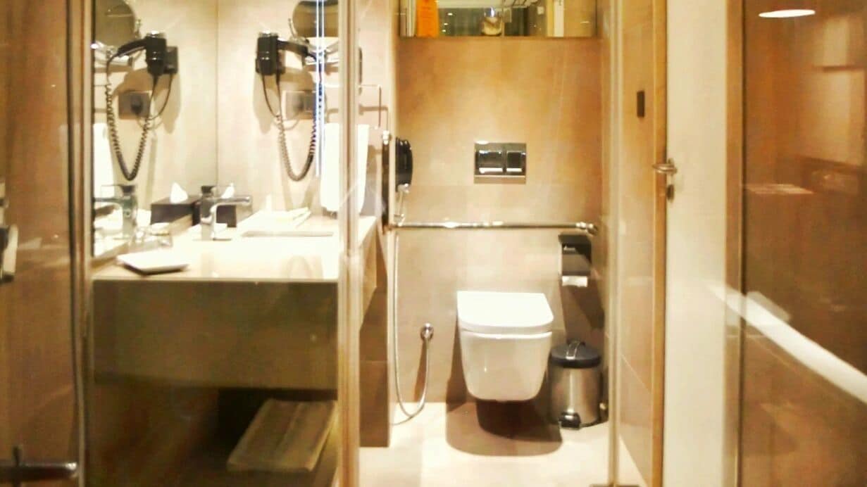 premium room | bathroom | shower, rainfall showerhead, designer toiletries, hair dryer