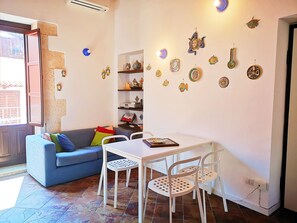 Apartment, 2 Bedrooms | Living room | Flat-screen TV, DVD player - Family Apartments (Syracuse)