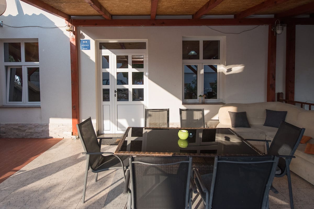 Apartment, 3 Schlafzimmer | Terrasse/Patio