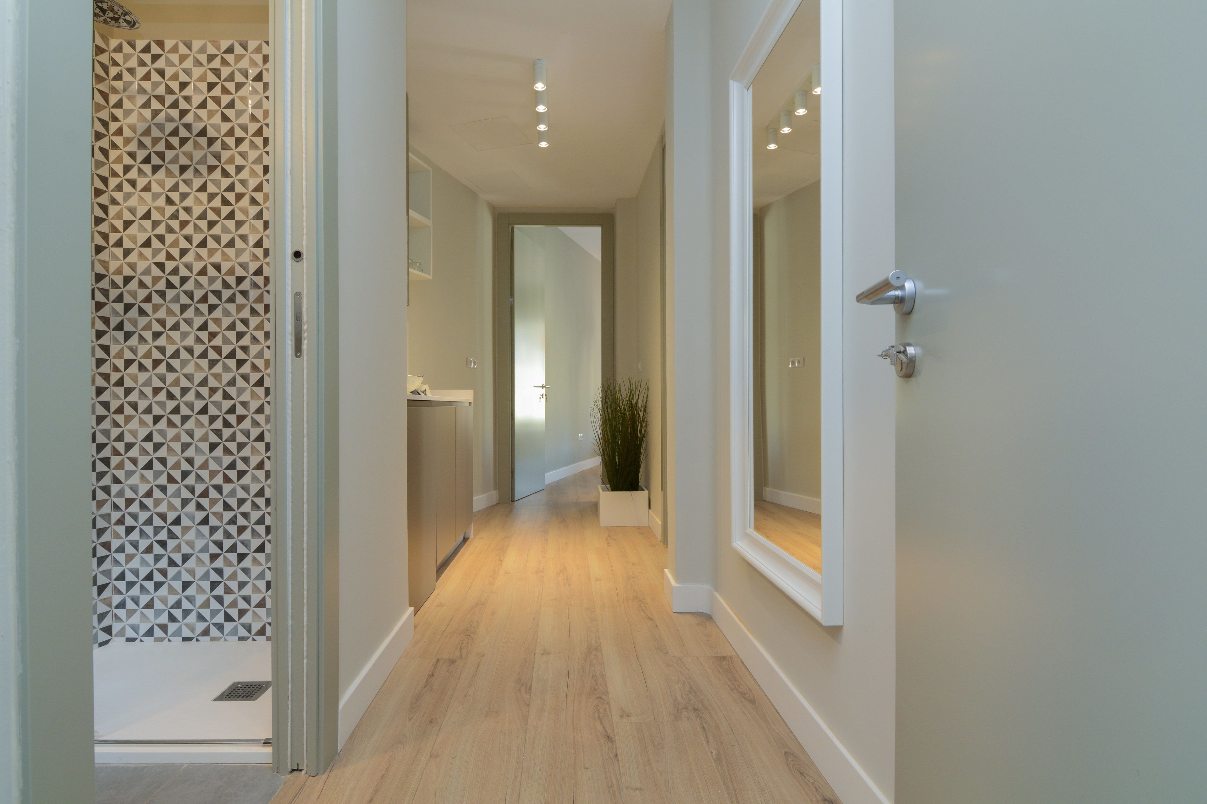 豪華公寓, 2 間臥室, 私人浴室, 城市景觀 | 走廊