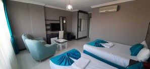 Minibar, caja de seguridad en la habitación, escritorio y wifi gratis