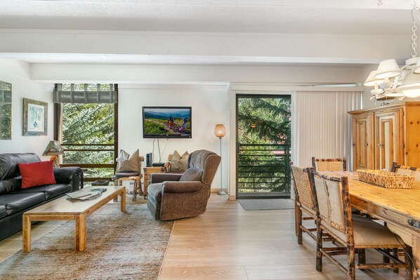 Condo, 2 Bedrooms | Living room | Flat-screen TV, DVD player - 311 Vail International - 2 Br Condo (Vail)