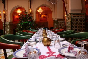 Breakfast and lunch served, Moroccan cuisine - Palais Zahia (Tangier)