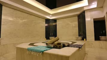 Couples treatment rooms, Turkish bath, manicures and pedicures
