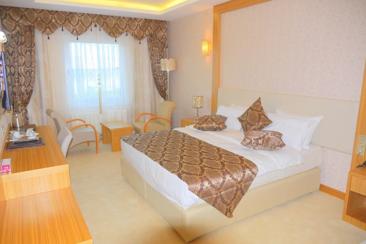 Minibar, in-room safe, cribs (free), WiFi (free)
