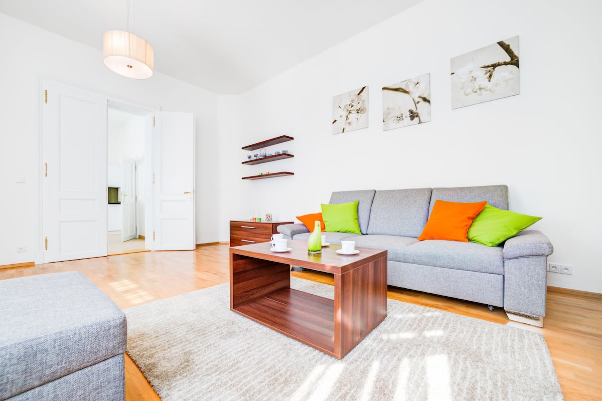 Comfort Apartment, 2 Bedrooms, City View (Pontiff) | Living room