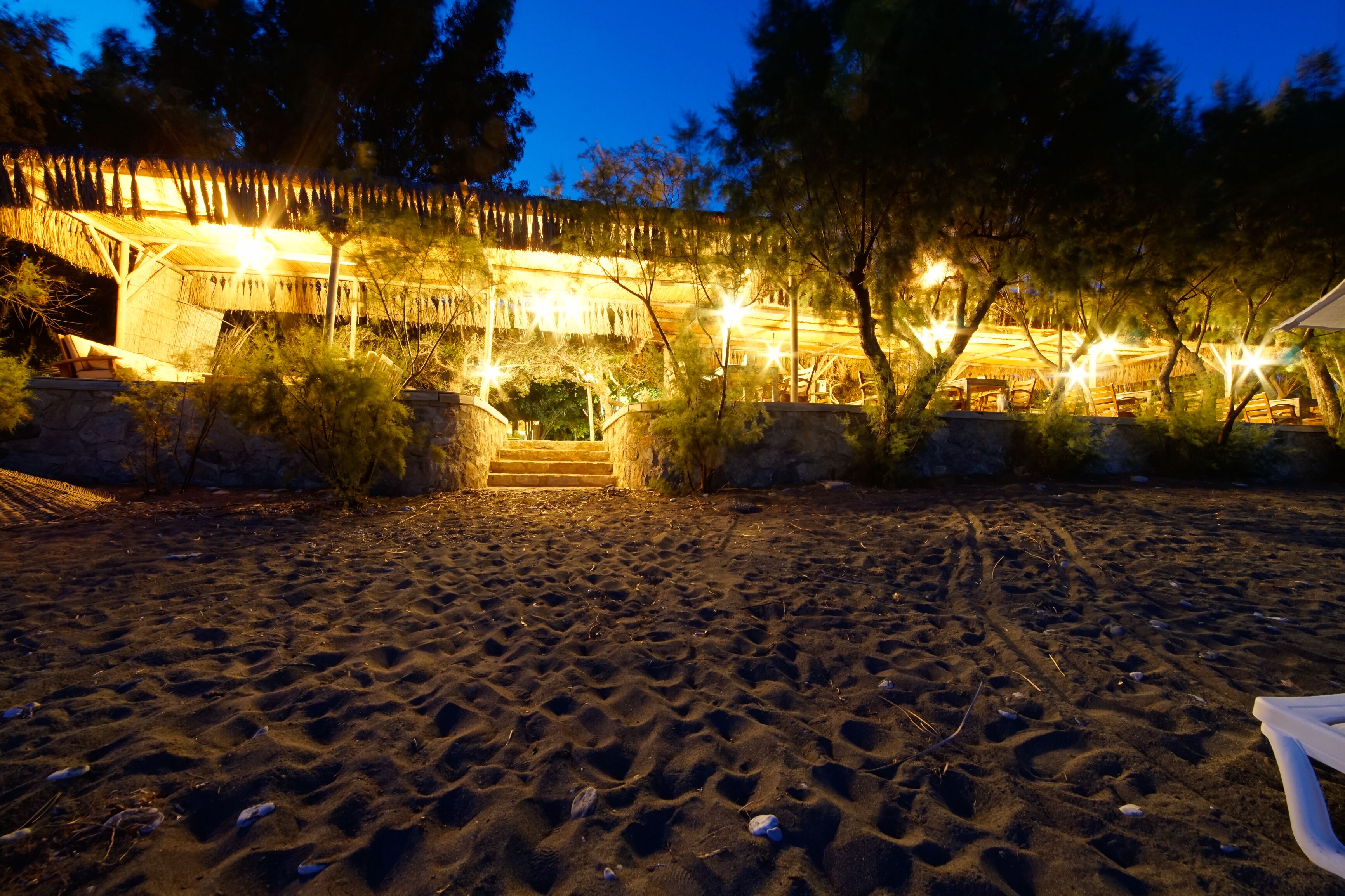 front of property – evening/night