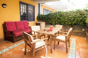 Family Studio Suite, Non Smoking, Patio | Terrace/patio