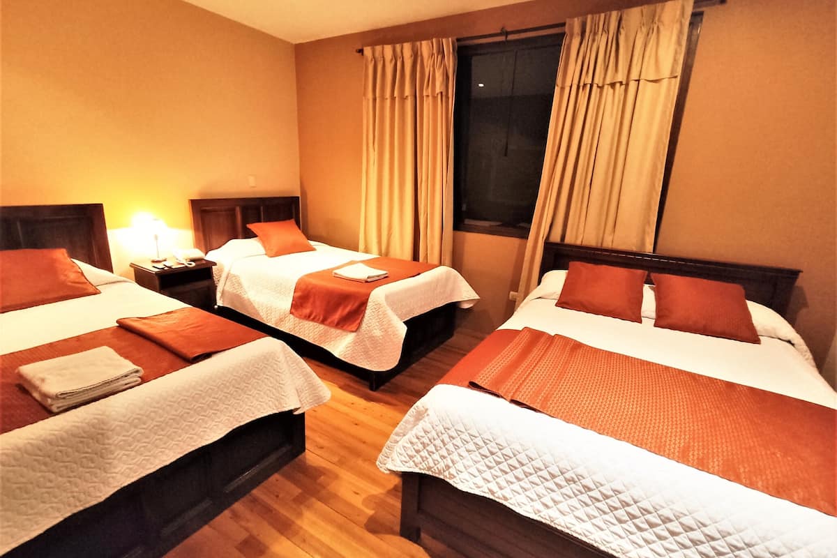 Premium bedding, down duvets, in-room safe, desk