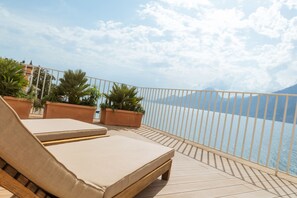 Penthouse Deluxe, 1 chambre, terrasse, vue lac