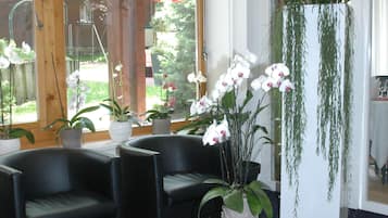 Sala de estar en el lobby