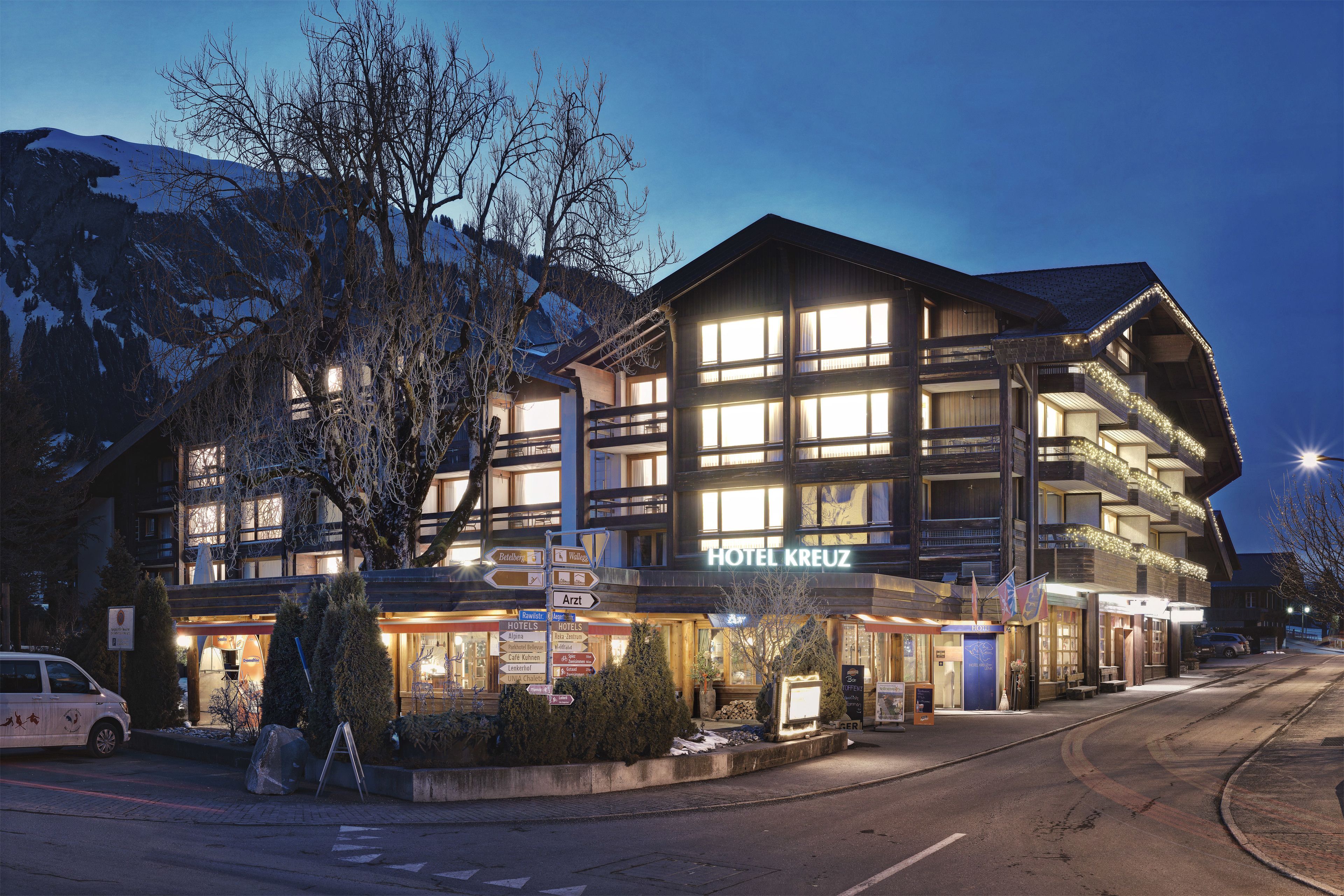 front of property – evening/night