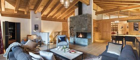 Appartement, 3 chambres (Hörnli) | Coin séjour | Télévision à écran plat