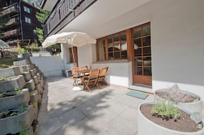 Comfort Apartment | Terrace/patio - Haus Dent Blanche (Zermatt)
