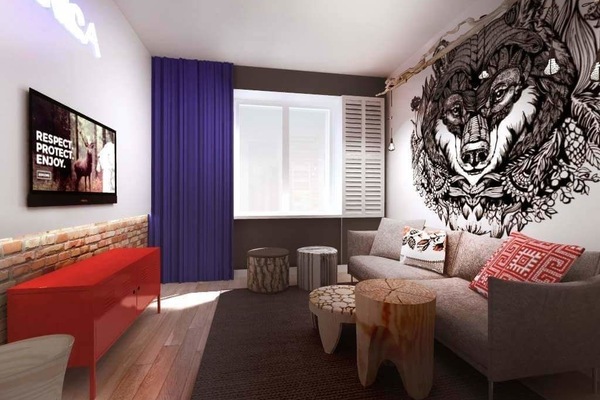 Comfort Apartment, 2 Bedrooms, Hill View, Slope side | Living room | Flat-screen TV