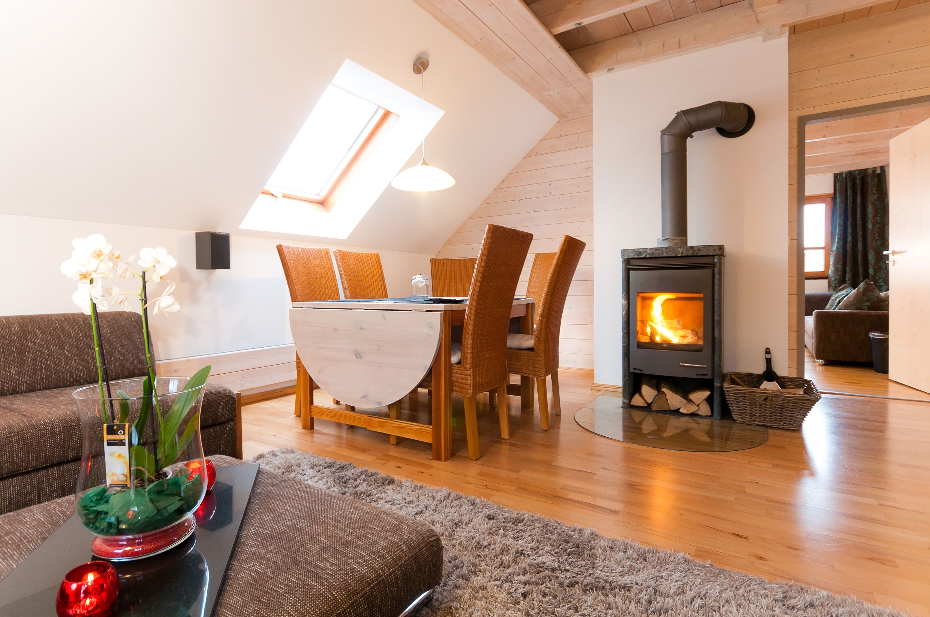 Apartment, Non Smoking | Living area | Flat-screen TV, fireplace