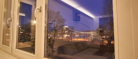 Vue depuis l’hébergement