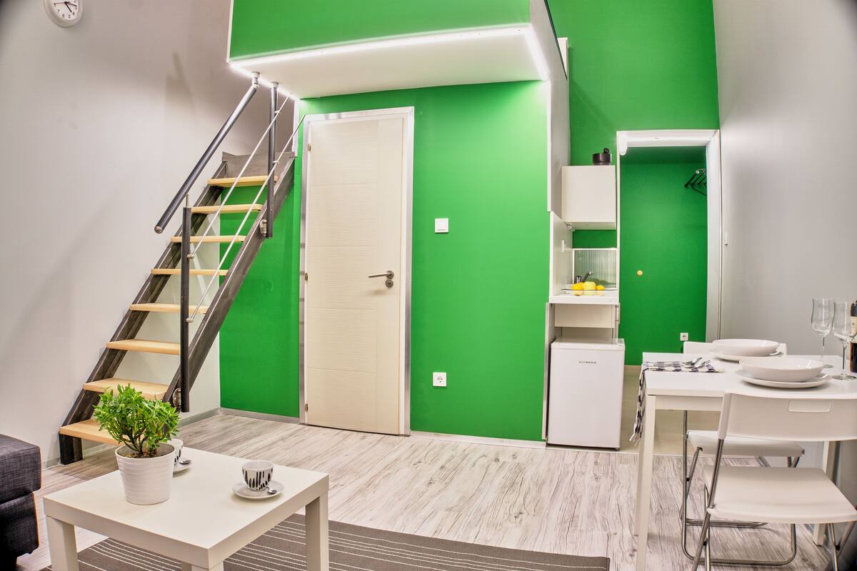 Apartment 3 | Area soggiorno | TV a schermo piatto, Netflix