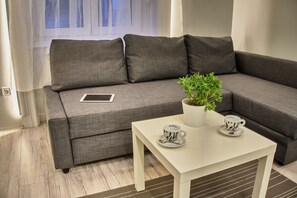 Apartment 3 | Salle de séjour | Télévision à écran plat, Netflix