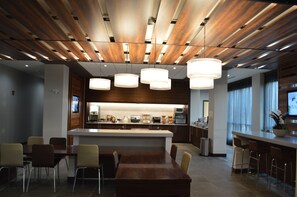 Free daily self-serve breakfast