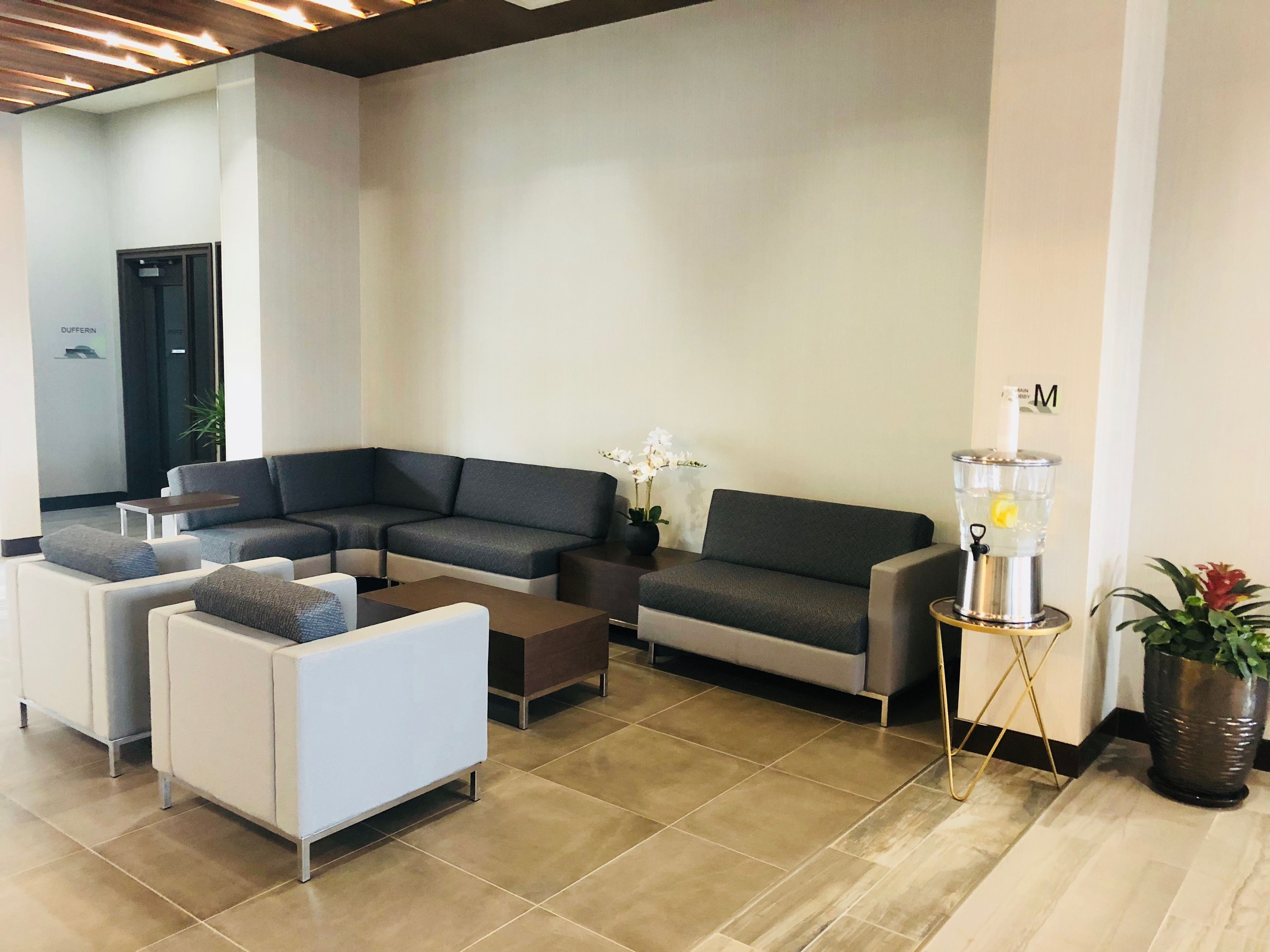 Lobby sitting area