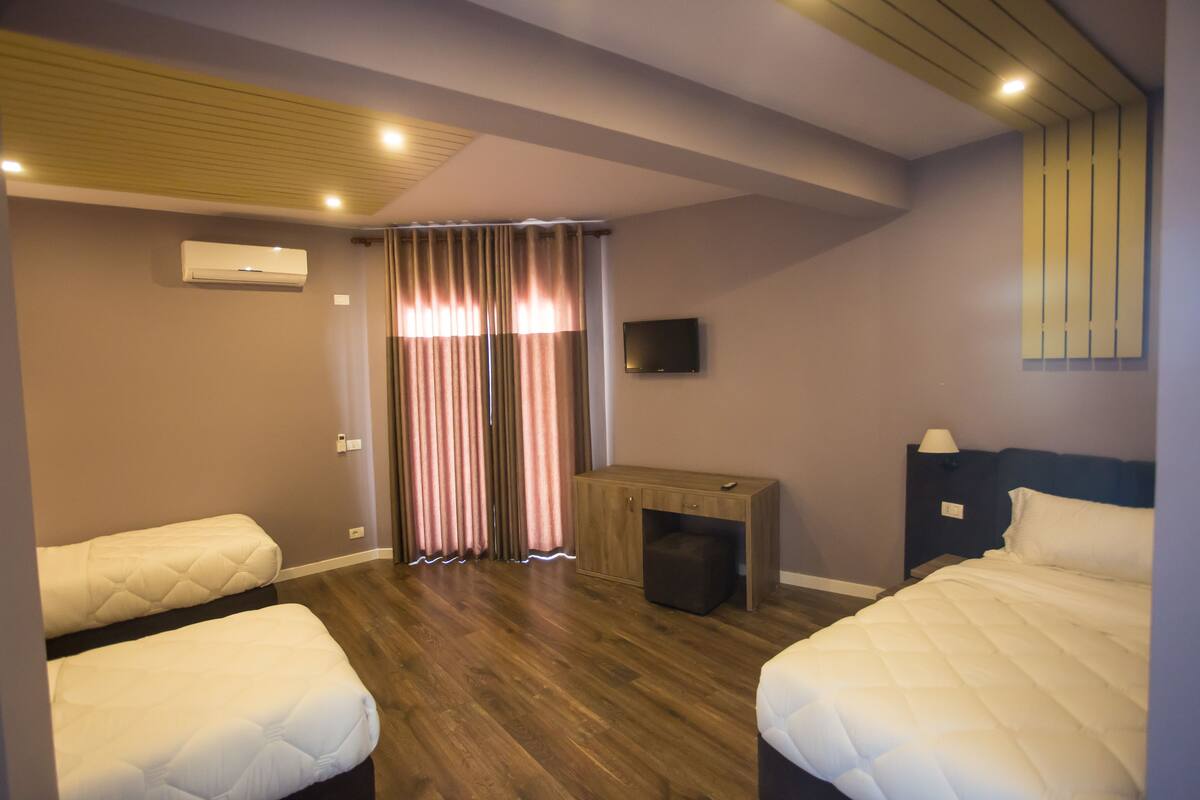 Triple Room, Balcony, City View