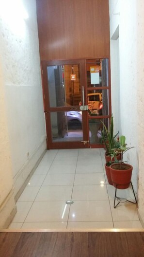 Interior entrance