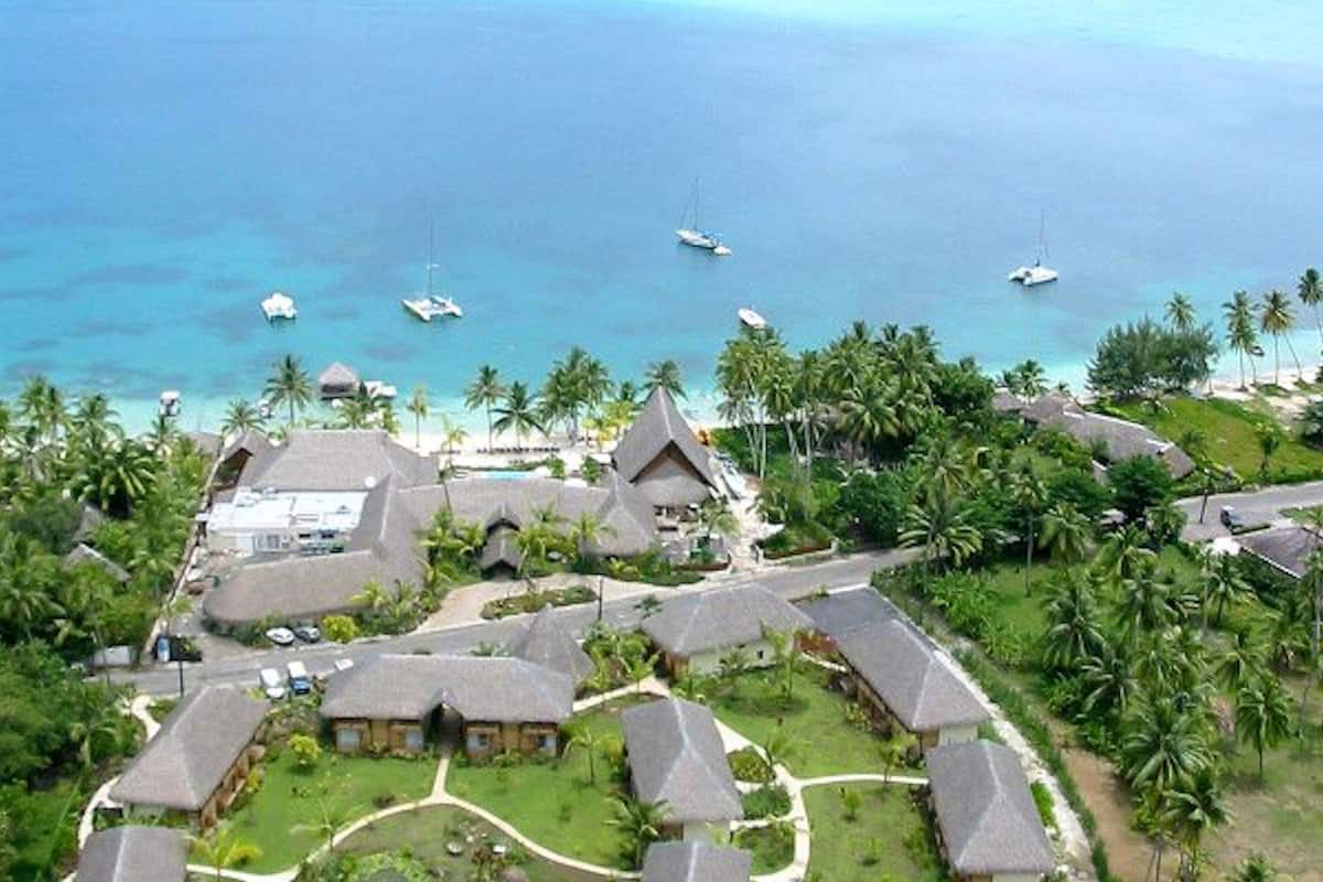 double room with garden view | aerial view