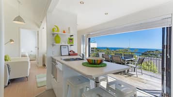 Villa, 2 Bedrooms | Private kitchen | Full-sized fridge, microwave, oven, stovetop