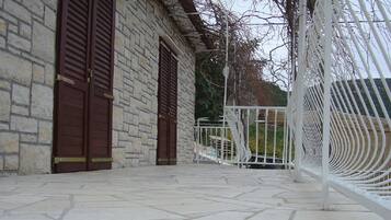 Outdoor wedding area