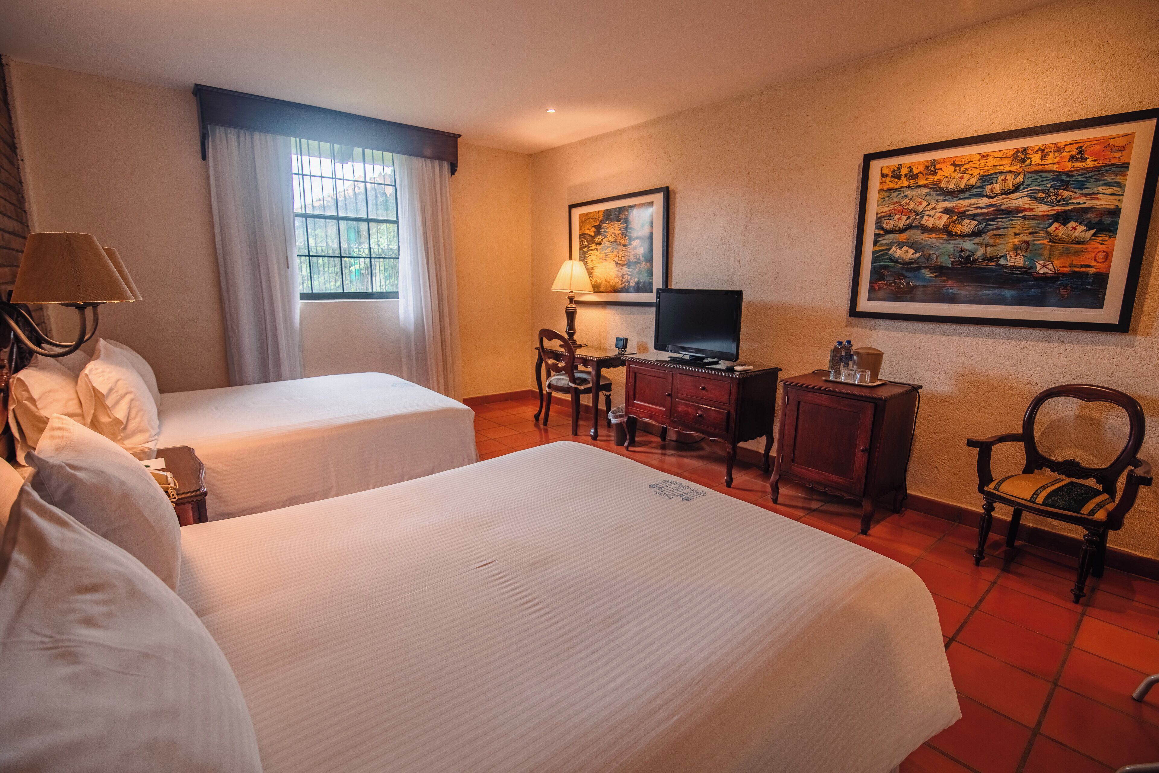 Habitación Premier, vista al jardín (Premier ) | Ropa de cama de alta calidad y caja de seguridad en la habitación 