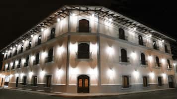 Front of property - evening/night