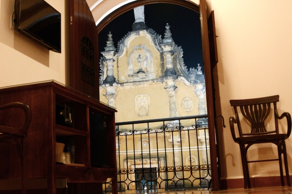 Uitzicht vanuit accommodatie