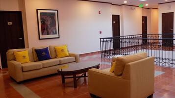 Sala de estar en el lobby