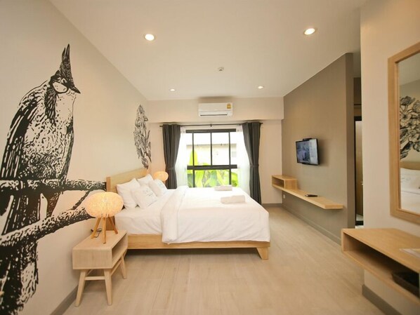 In-room safe, desk, blackout curtains, soundproofing