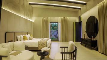 Forsetavilla | Míníbar, öryggishólf í herbergi, ókeypis þráðlaus nettenging, rúmföt