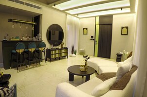 Presidential Villa | Living area | 36-inch LED TV with satellite channels